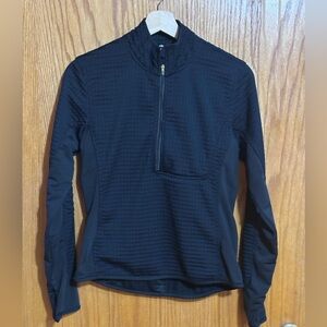 Nike sphere thermal‎ running 1/2 zip womens black sz small
